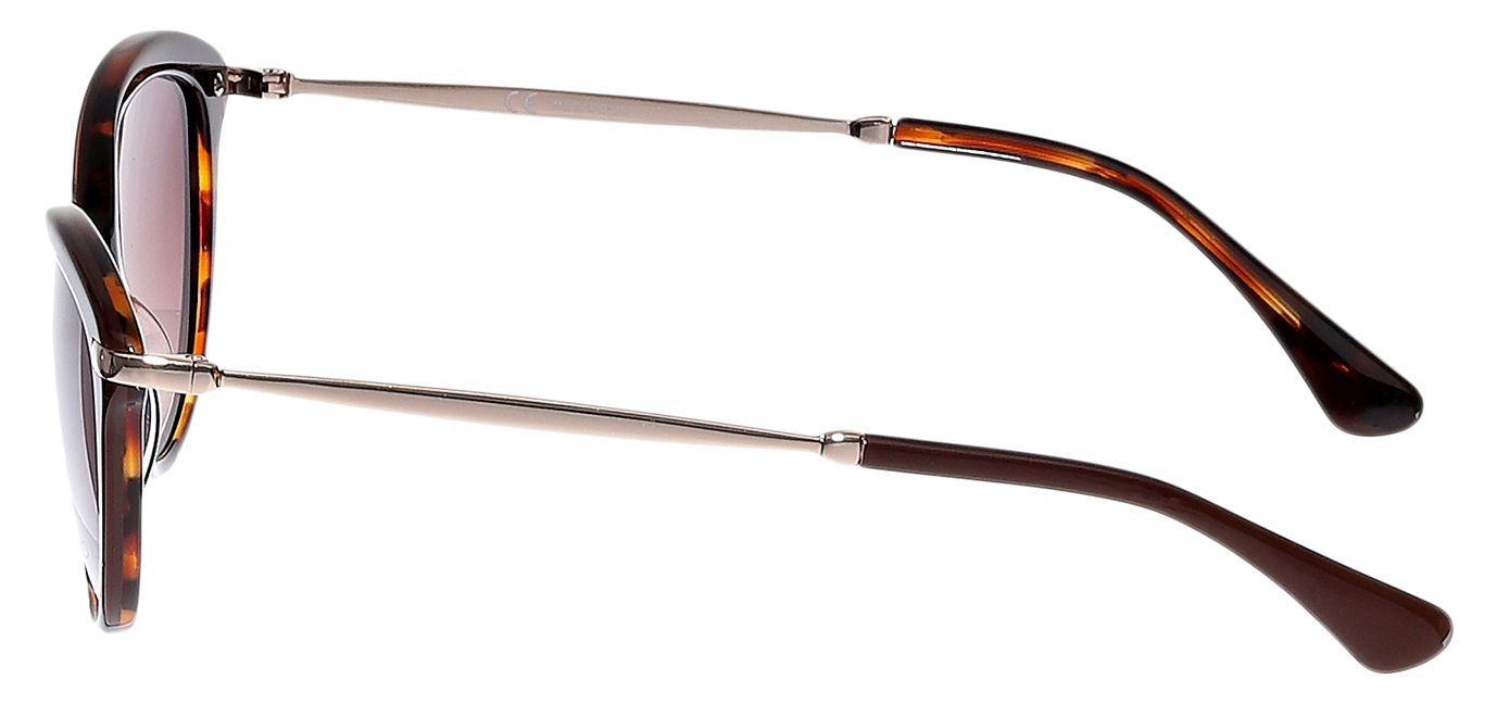 3 - Женские очки Megapolis 142 Brown от солнца в овальной оправе - фото сбоку