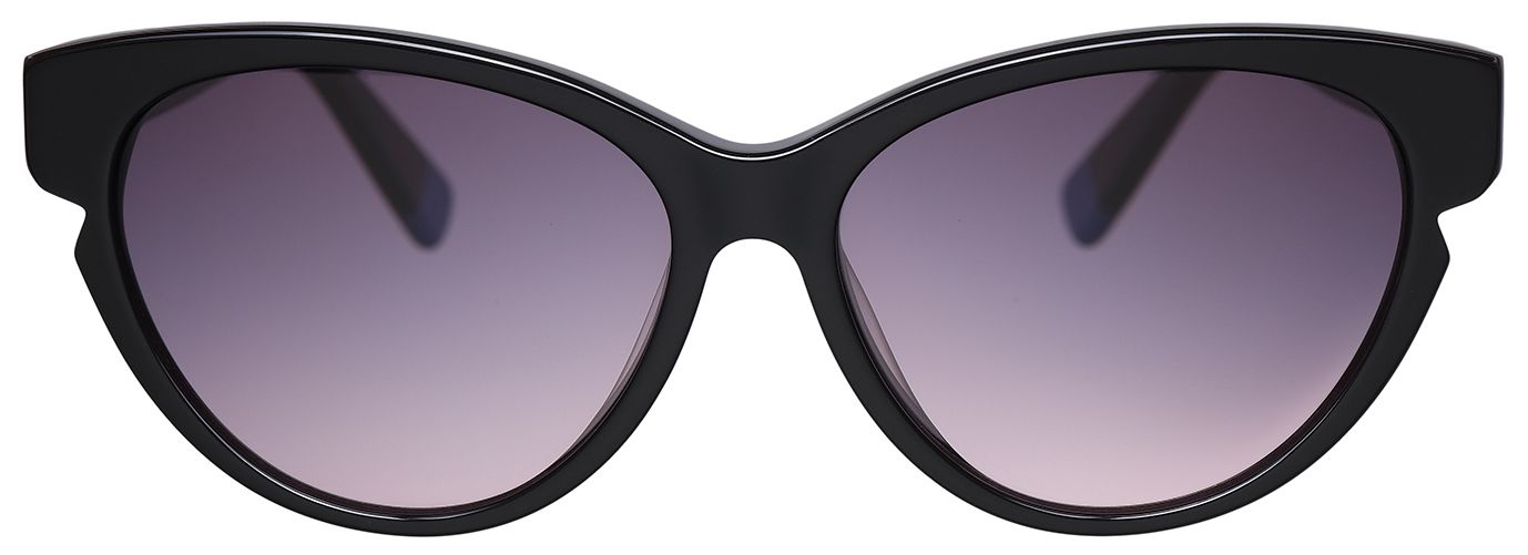 1 - Megapolis 149 NERO - женские солнцезащитные очки в оправе Cat Eyes - фото спереди