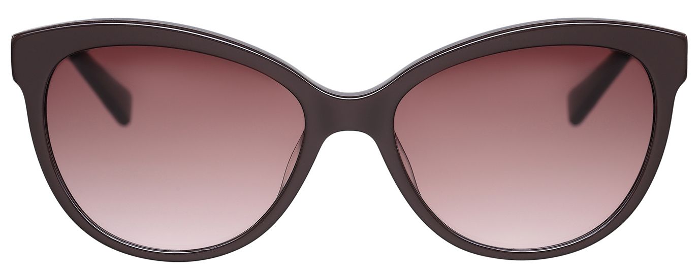 1 - Megapolis 608 BROWN - женские солнцезащитные очки с защитным покрытием - фото спереди
