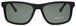 1 - Мужские солнцезащитные очки Megapolis 645 GREEN в черной пластиковой оправе - фото спереди