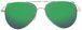 Детские солнцезащитные очки Polaroid 8015 JSG (авиаторы) - вид спереди