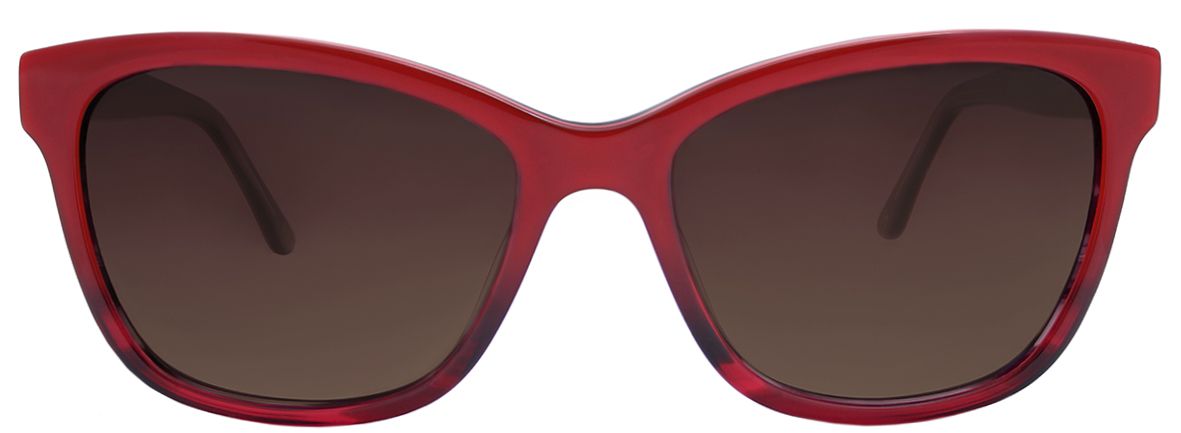 1 - Женские солнцезащитные очки Neolook 1310 c.194 в оправе красного цвета - фото спереди