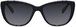 1 - Megapolis 136 BLACK - женские солнцезащитные очки в оправе Cat Eyes - фото спереди