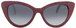 Женские солнцезащитные очки Woodeez Cat Eye, цвет красное дерево - фото спереди