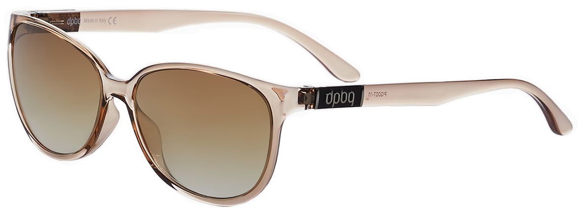 2 - DP69 PG007-11 - солнцезащитные очки для женщины (светло-коричневые) - фото сверху сбоку