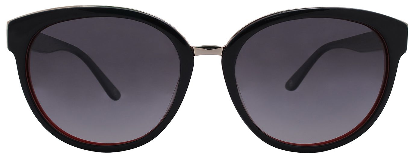 1 - Классические солнцезащитные очки Neolook 1300 c.207 с заушниками красного цвета - фото спереди
