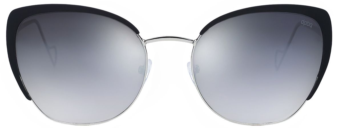 1 - Женские солнцезащитные очки DP69 DPS072-01 в оправе кошачий глаз - фото спереди