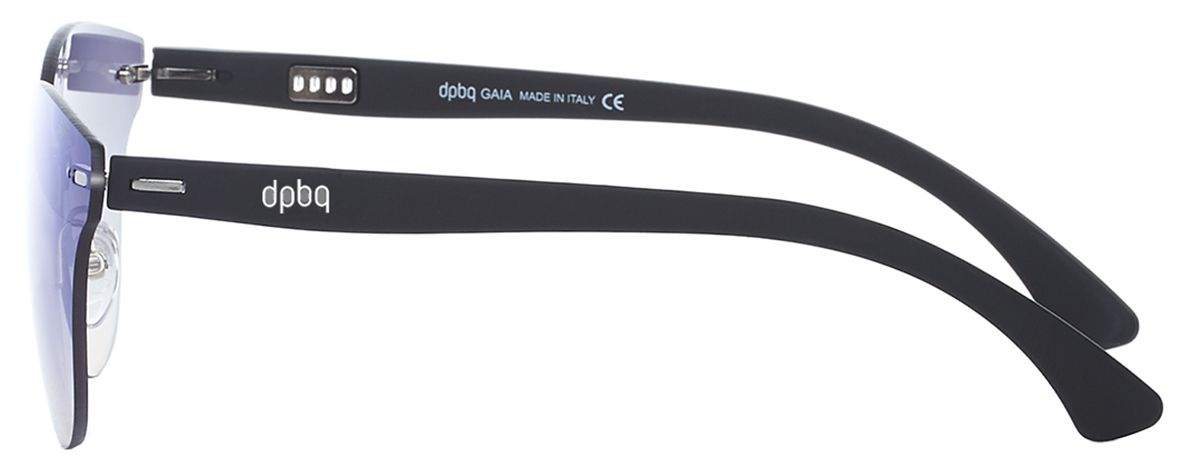 3 - Женские солнцезащитные очки DP69 DPS088-07 оверсайз (синие линзы) - фото сбоку