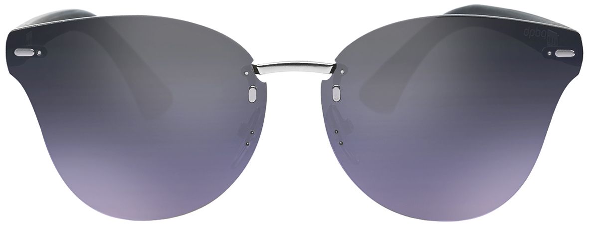 1 - Женские солнцезащитные очки DP69 DPS088-07 оверсайз (синие линзы) - фото спереди