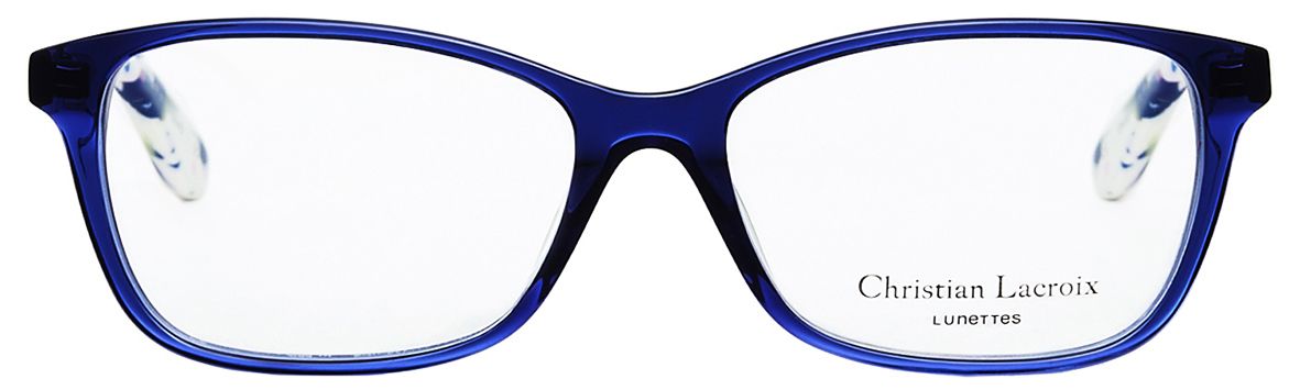 1 - Женская оправа синего цвета Christian Lacroix CL1044 c 660 - фото спереди