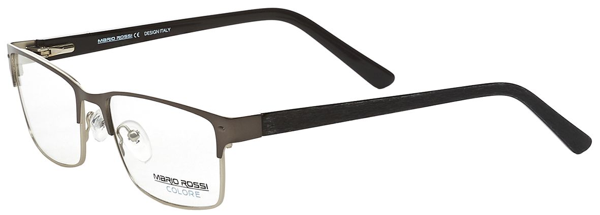 2 - Мужские очки в серебрянной оправе Mario Rossi MR 22-097 05 - фото спереди и сбоку