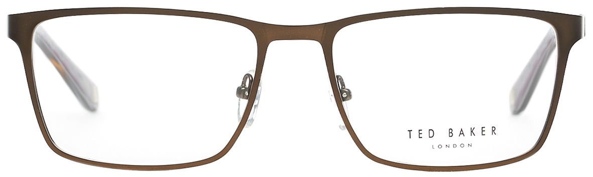 1 - Классическая прямоугольная мужская оправа для очков Ted Baker 4251 c.154 - фото спереди