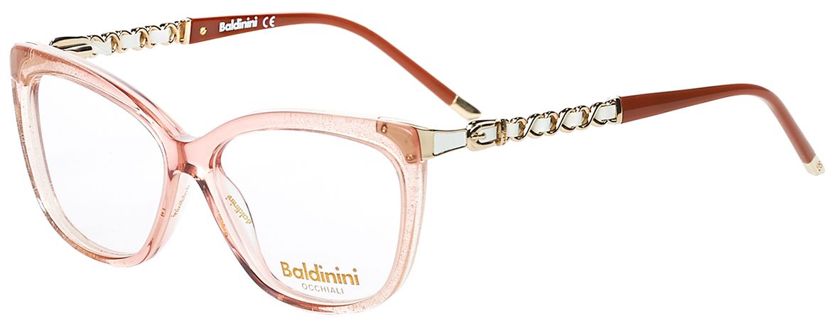 Розовая оправа Baldinini BLD1567 c.103 - фото спереди и сбоку