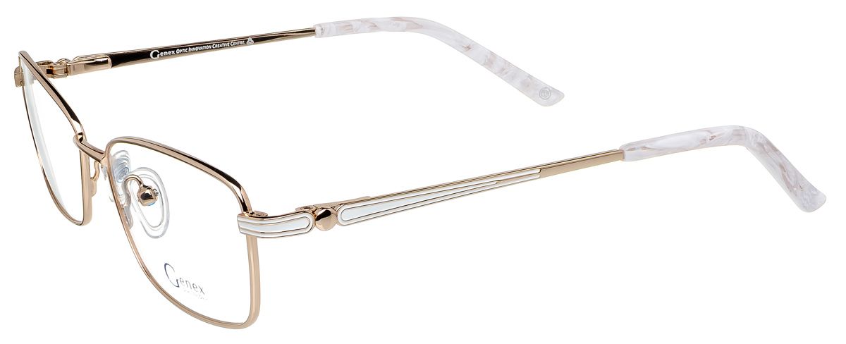 Женские очки для зрения Genex G-799 c.001- фото спереди и сбоку