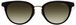1 - Женские солнцезащитные очки 40 Million Tareb GLD/BLK 140 в оправе классической формы - фото спереди