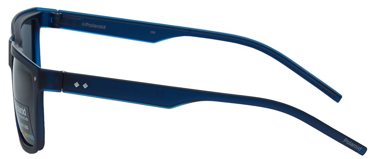 Мужские солнцезащитные очки Polaroid 2039 M3Q синие - фото сбоку