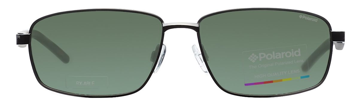 Мужские солнцезащитные очки Polaroid 2041 VXT (серебрянные) - вид спереди
