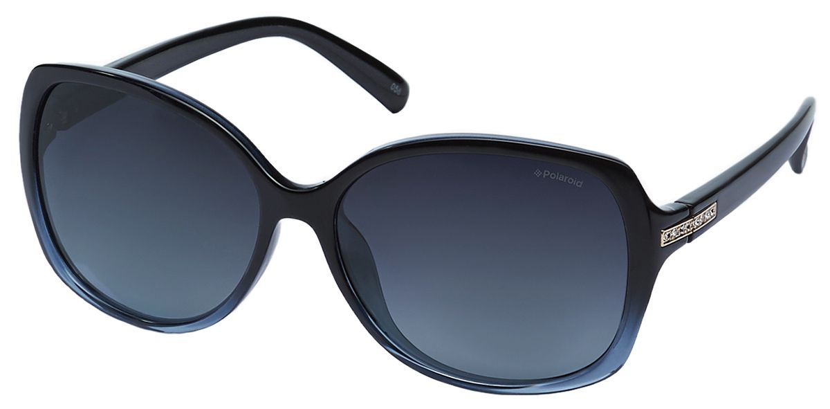 Женские солнцезащитные очки Polaroid 5011 LKP в классической оправе - вид сверху сбоку