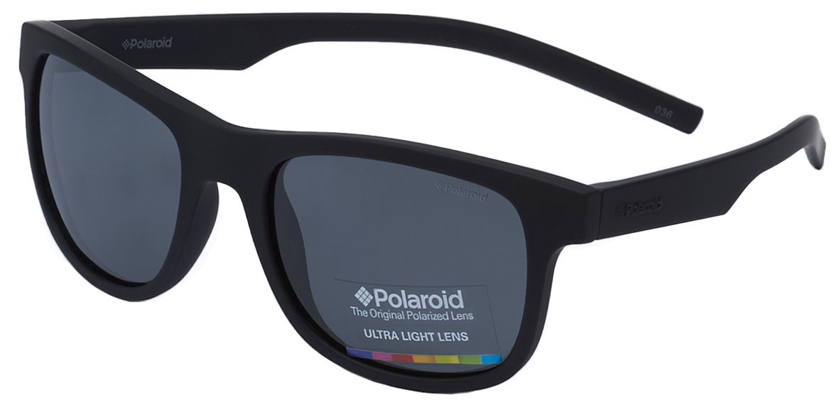 Женские солнцезащитные очки Polaroid 6015 YYV прямоугольной формы - вид сверху сбоку