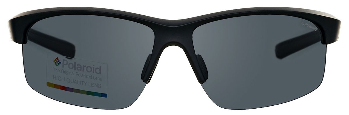 Мужские солнцезащитные очки Polaroid 7018 807M9 в спортивном стиле - вид спереди