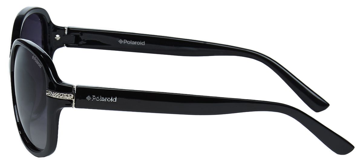 Женские солнцезащитные очки Polaroid 8419 KIH в оправе черного цвета - вид сбоку