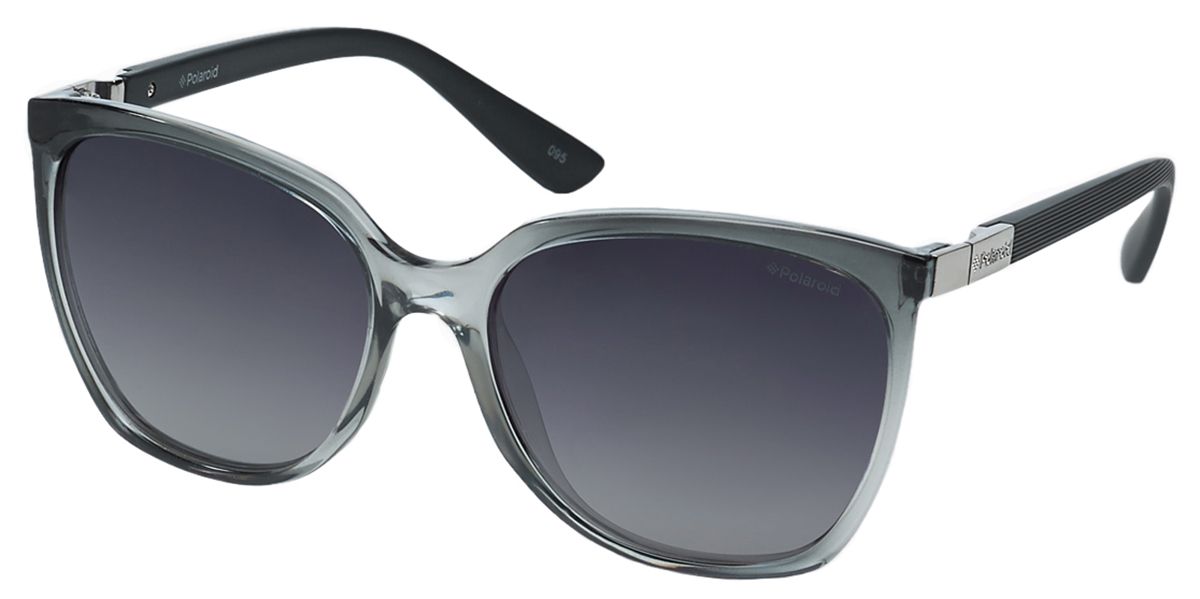 Женские солнцезащитные очки Polaroid 8440 O9G в оправе серого цвета - вид сверху сбоку