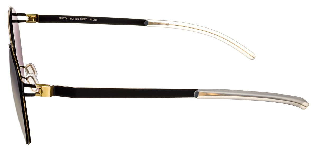 Солнцезащитные очки Mykita Brent c.279 круглой формы - Фото сбоку