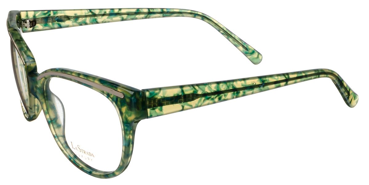 Женские очки для зрения La Strada D6308 c.2 - фото спереди и сбоку