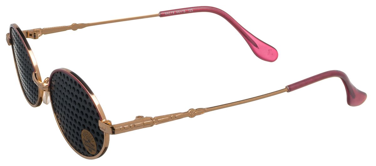 Детские очки тренажеры "Настя" - фото спереди и сбоку