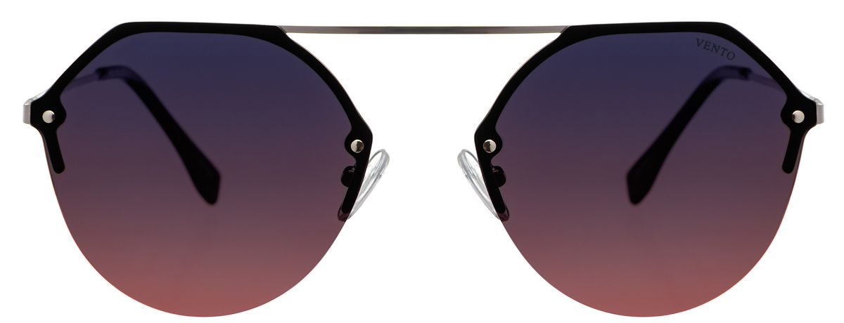 Геометрические солнцезащитные очки Vento VS 7019 c.01 - Фото спереди