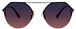 Геометрические солнцезащитные очки Vento VS 7019 c.01 - Фото спереди