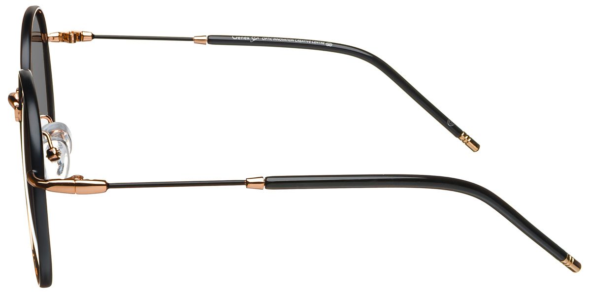 Женские солнцезащитные очки Genex GS-432 c.001 круглой формы - Фото сбоку