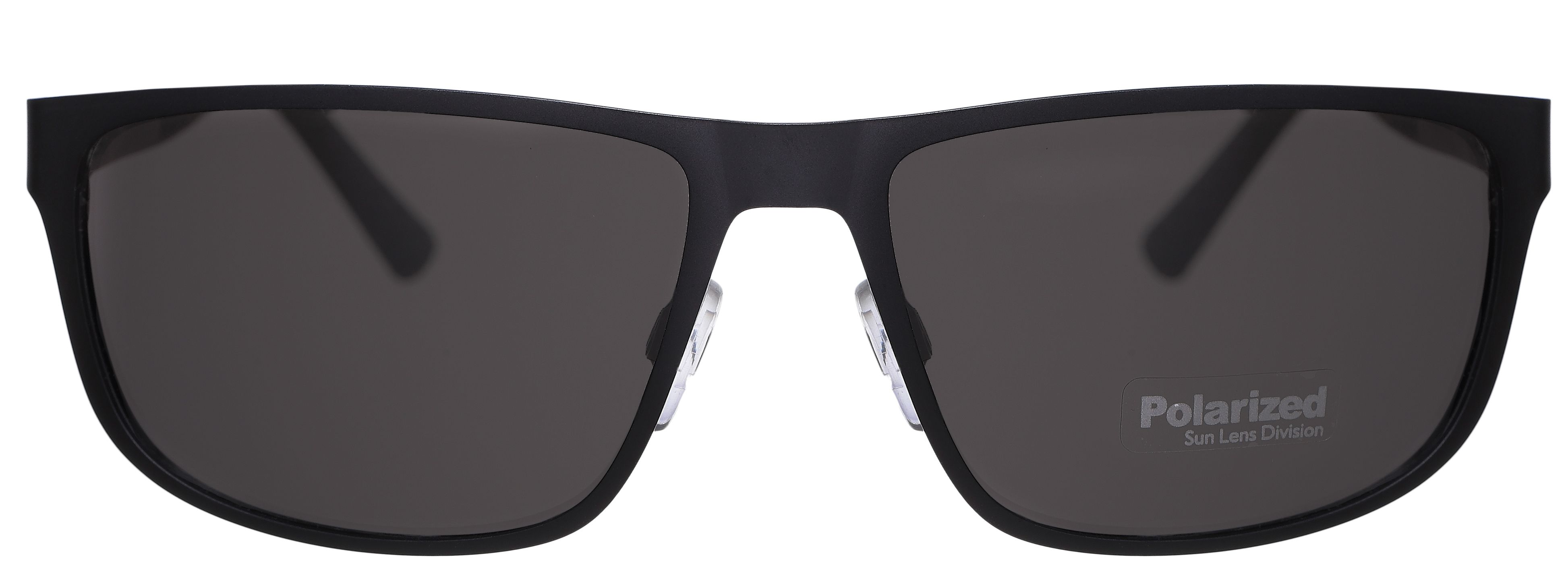 1 - Мужские солнцезащитные очки Megapolis 635 BLACK в спортивном стиле - фото спереди